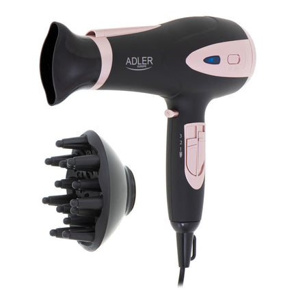 Secador de Cabelo Iónico - 2200W - Preto-Pequenos Domesticos-Adler-Music Stage