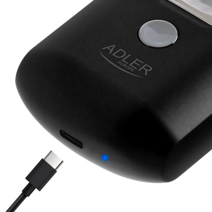 Máquina de Barbear de Viagem - Carregamento USB-Pequenos Domesticos-Adler-Music Stage