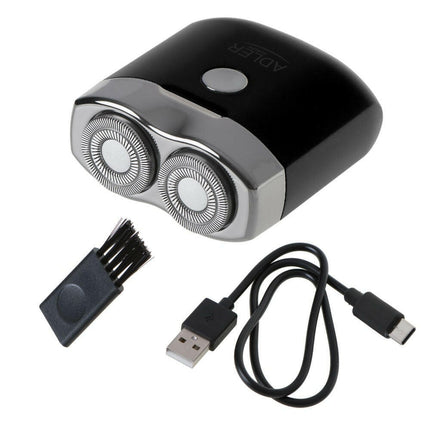 Máquina de Barbear de Viagem - Carregamento USB-Pequenos Domesticos-Adler-Music Stage