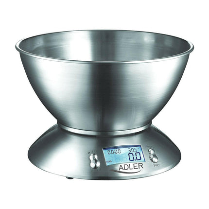 Balança de Cozinha 5Kg /1g Inox-Pequenos Domesticos-Adler-Music Stage