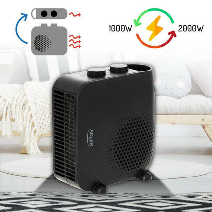 Termoventilador Vertical 2000W Preto-Casa e pessoal-Adler-Music Stage