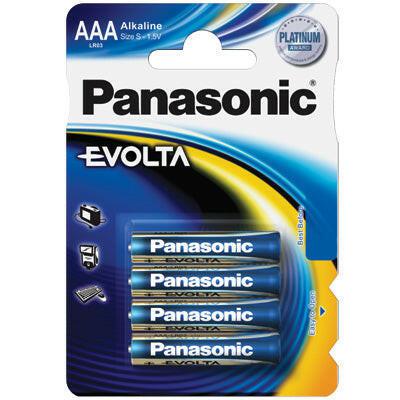 Pilha 1,5V LR03 Alcalina EVOLTA (Blister 4)-Energia-Panasonic-Music Stage