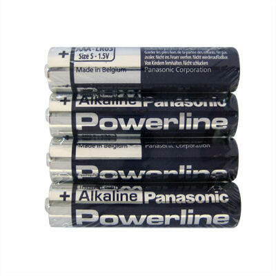 Pilha 1,5V LR03 Alcalina Powerline (Pack 4)-Energia-Panasonic-Music Stage