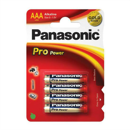 Pilha 1,5V LR03 Alcalina ProPower (Blister 4)-Energia-Panasonic-Music Stage