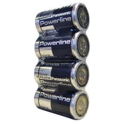 Pilha 1,5V LR14 Alcalina Powerline (Pack 4)-Energia-Panasonic-Music Stage