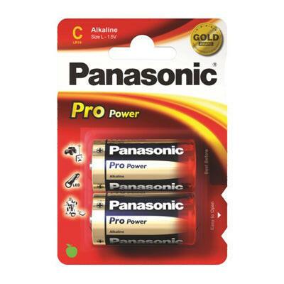 Pilha 1,5V LR14 Alcalina ProPower (Blister 2)-Energia-Panasonic-Music Stage