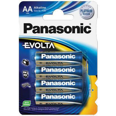 Pilha 1,5V LR6 Alcalina EVOLTA (Blister 4)-Energia-Panasonic-Music Stage