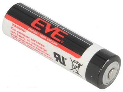 Pilha Lítio 3,6V 2700mA AA-Energia-Eve-Music Stage