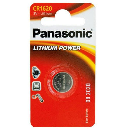 Pilha Lítio 3V CR1620 (Blister 1)-Energia-Panasonic-Music Stage