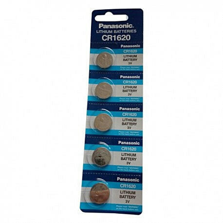 Pilha Lítio 3V CR1620 (Blister 5)-Energia-Panasonic-Music Stage