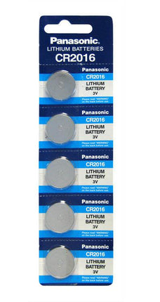 Pilha Lítio 3V CR2016 (Blister 5)-Energia-Panasonic-Music Stage