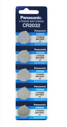 Pilha Lítio 3V CR2032 (Blister 5)-Energia-Panasonic-Music Stage