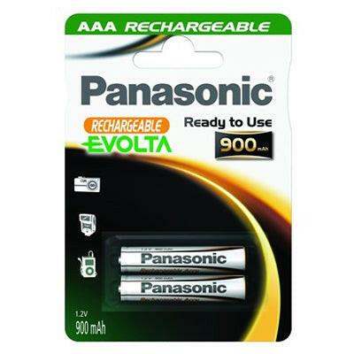 Pilha Recarregável R03 900mAh (Blister 2)-Energia-Panasonic-Music Stage
