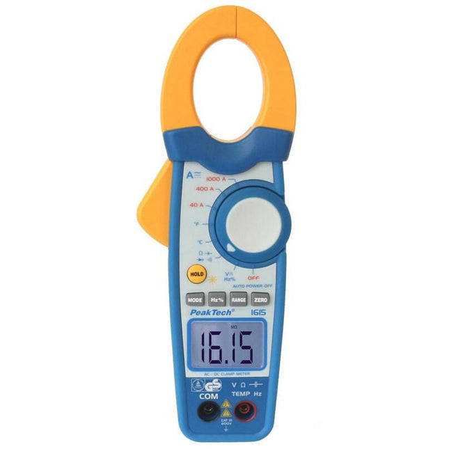 Pinça Amperimétrica 3 ¾ Digitos 1000A AC/DC-Instrumentacao-PeakTech-Music Stage