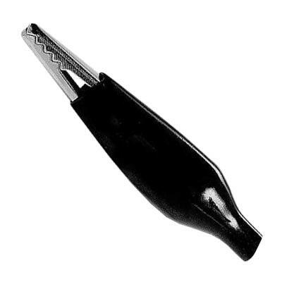 Pinça Crocodilo 44mm Preta-Fichas e cabos-EDC-Music Stage