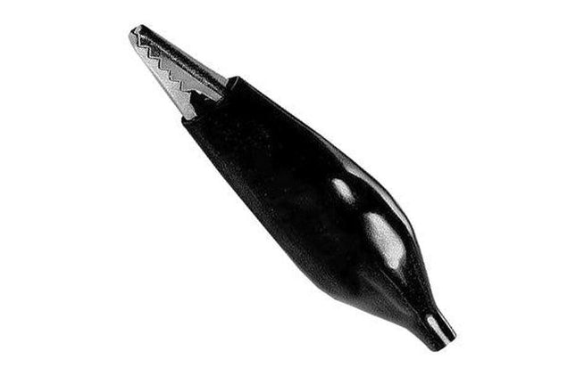 Pinça Crocodilo 60mm Preta-Fichas de Alimentação-Smi-Music Stage