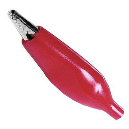 Pinça Crocodilo 60mm Vermelha-Fichas de Alimentação-Smi-Music Stage