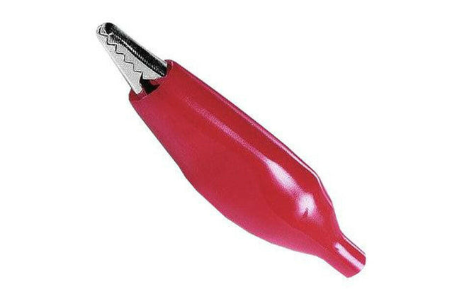 Pinça Crocodilo 60mm Vermelha-Fichas de Alimentação-Smi-Music Stage