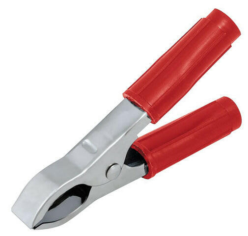 Pinça p/ Bateria 15A Vermelha-Fichas e cabos-EDC-Music Stage