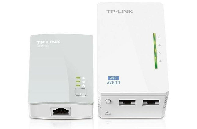 Power Line 500Mbps c/ Access Point Wireless N 500Mbps - TP-LINK-Extensor Wifi, Kit, Power Line, Wifi-Tp Link-Music Stage