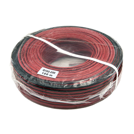 Cabo Coluna Paralelo 2x2,5mm² Preto/Vermelho 100m - Cobre