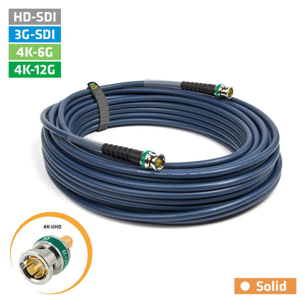 Cabo de Vídeo Digital 3G-SDI/4K-UHD Azul 100mt-Cabos-Emelec-Music Stage