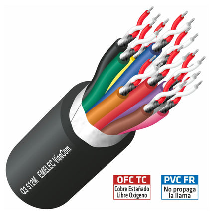 Cabo Áudio Multipar 12 Pares - Metro