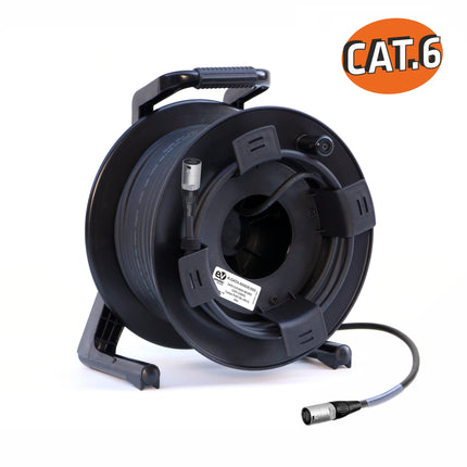 Cabo CAT6A S/FTP RJ45 c/ Enrolador - 70m
