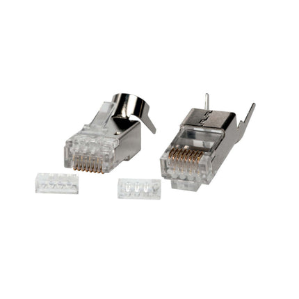 Cabo CAT6A S/FTP RJ45 c/ Enrolador - 30m