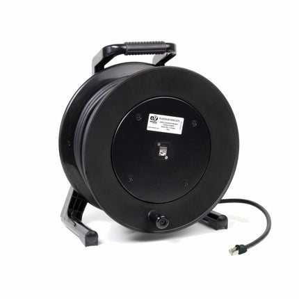 Cabo CAT6A S/FTP RJ45 c/ Enrolador - 80mt