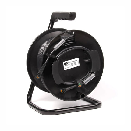 Cabo Vídeo SDI 4K-UHD 30metros c/ Enrolador Ø250mm - Preto