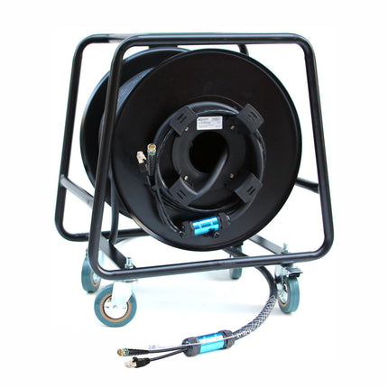 Cabo SDI 4K-UHD + LAN CAT6 SF/UTP c/ Enrolador - 50m