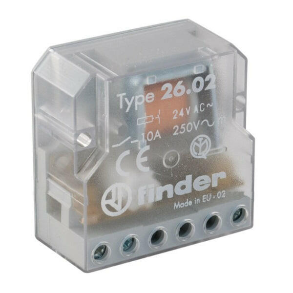 Relé AC12V Impulsos 2NA/10A-Componentes eletronicos-Finder-Music Stage