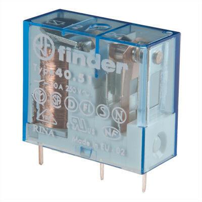 Relé DC 24V/1C/10A - R:5mm Circuito Impresso-Componentes eletronicos-Finder-Music Stage