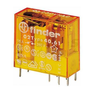 Relé DC 48V/1C/16A - R:5mm Circuito Impresso-Componentes eletronicos-Finder-Music Stage