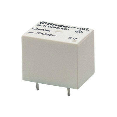 Relé DC Mini 48V/1C/10A - R:12mm Circuito Impresso-Componentes eletronicos-Finder-Music Stage