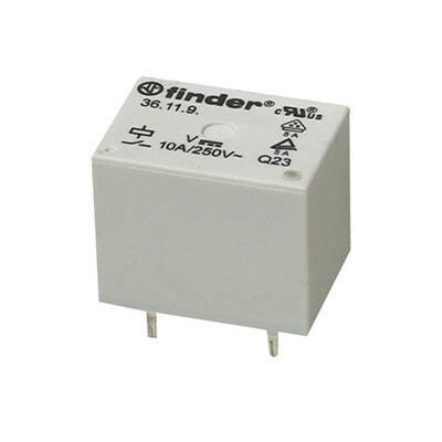 Relé DC Mini 9V/1C/10A - R:12mm Circuito Impresso-Componentes eletronicos-Finder-Music Stage