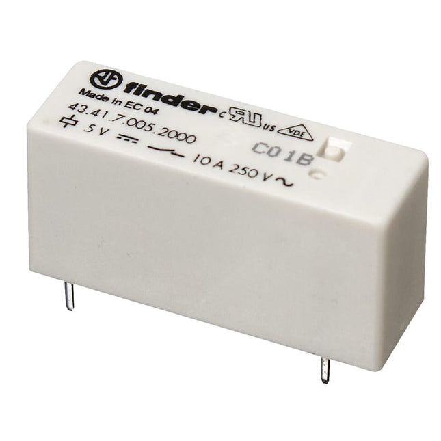 Relé DC Mini Sensível 6V/1C/10A - R:3,2mm Circuito Impresso-Componentes eletronicos-Finder-Music Stage