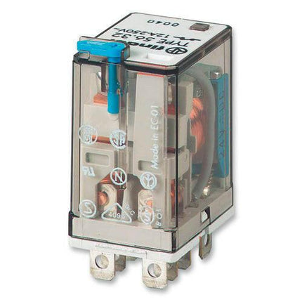 Relé DC12V/2C/12A - Relé de Potência-Componentes eletronicos-Finder-Music Stage