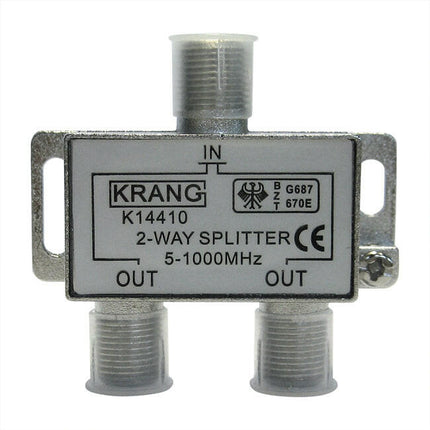 Repartidor TV 2 Saídas 5-1000MHz-Tv audio e video-SMI-Music Stage