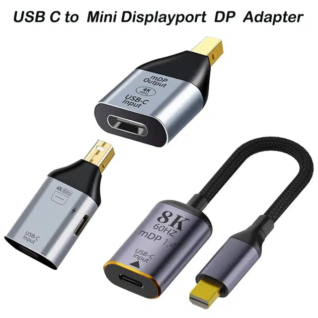 Adaptador USB-C Macho / Mini Displayport Fêmea-Fichas e cabos-Equip-Music Stage