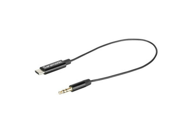 Cabo Áudio 3,5mm para USB-C p/ Android-Som e luz-Saramonic-Music Stage