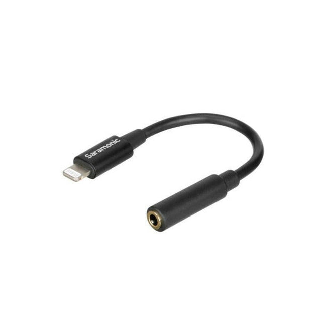 Cabo Adaptador Lightning para 3,5mm – Áudio-Som e luz-Saramonic-Music Stage