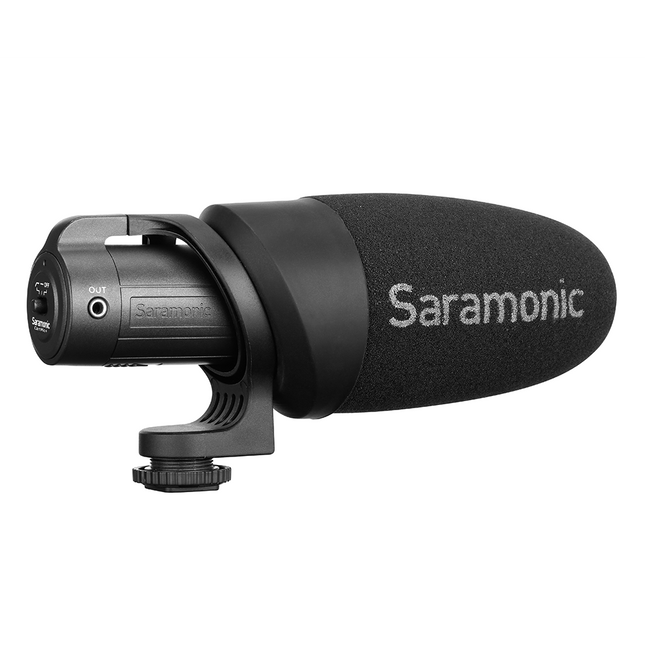 Microfone p/ DSLR para Áudio de Alta Qualidade-Som e luz-Saramonic-Music Stage