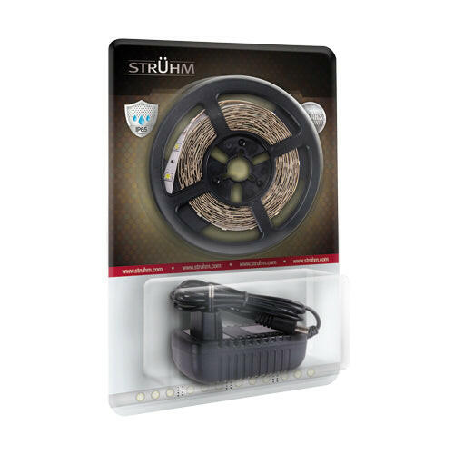 Fita LED12V 5mt/300 4000K c/ Transformador-Iluminacao e led-Struhm-Music Stage