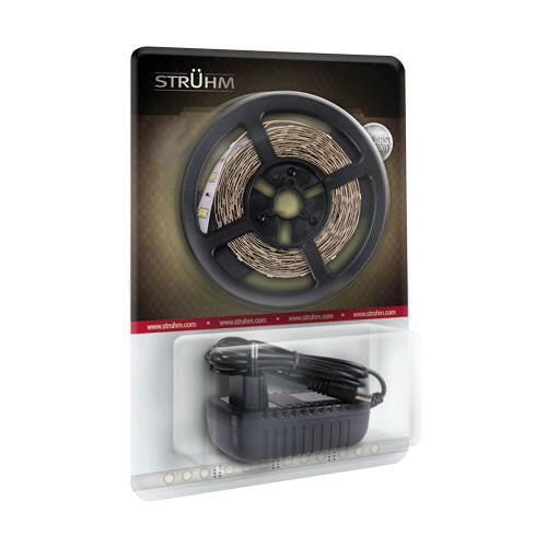 Fita LED IP20 12V 5mt/300 6500K c/ Transformador-Iluminacao e led-Struhm-Music Stage