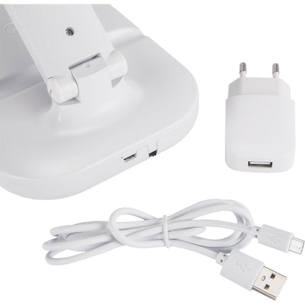 Candeeiro LED de Secretária Ajustável ZET - Branco-Iluminacao e led-Struhm-Music Stage