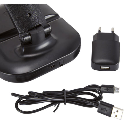 Candeeiro LED de Secretária Ajustável ZET - Preto-Iluminacao e led-Struhm-Music Stage