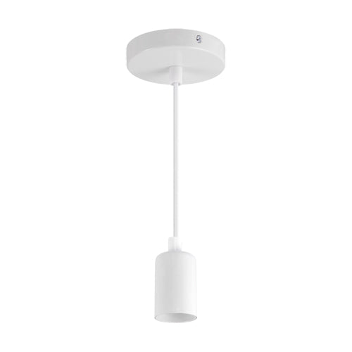 Suporte de Tecto p/ Lâmpada E27 c/ Cabo - Branco-Iluminacao e led-Struhm-Music Stage