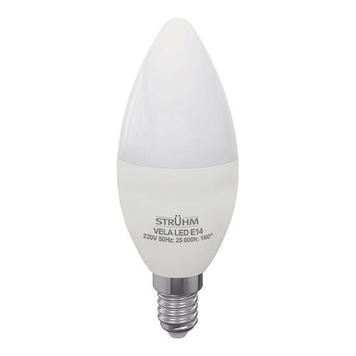 Lâmpada LED Tipo Vela E14 8W 4500K 720lm-Iluminacao e led-Struhm-Music Stage